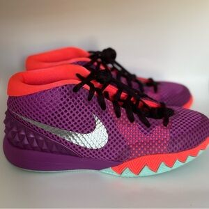 Nike Kids Purple and Coral Sneakers